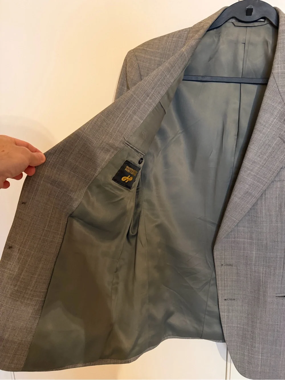 Men's Gray Tailored Sport Coat - Versatile Two-Button Blazer